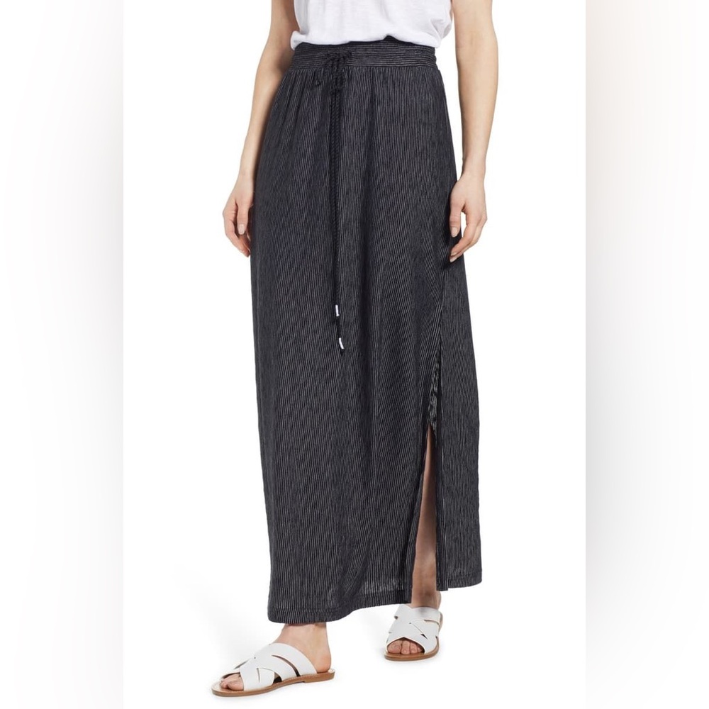 Caslon Striped Knit Maxi Skirt